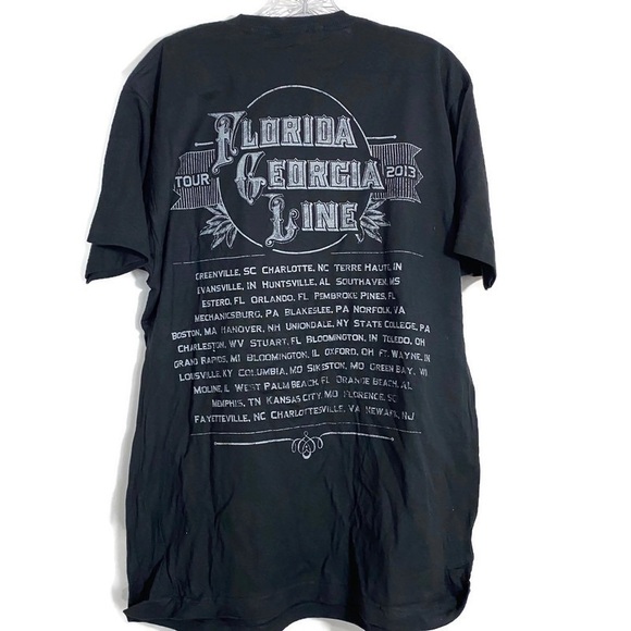 Florida Georgia Line | 2013 Tour Shirt - Picture 3 of 6